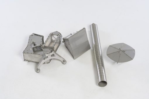 Set FL1 Raketenofen RS1 mit Feuerlaterne, Kaminhut und Erweiterungstank – Bild 2